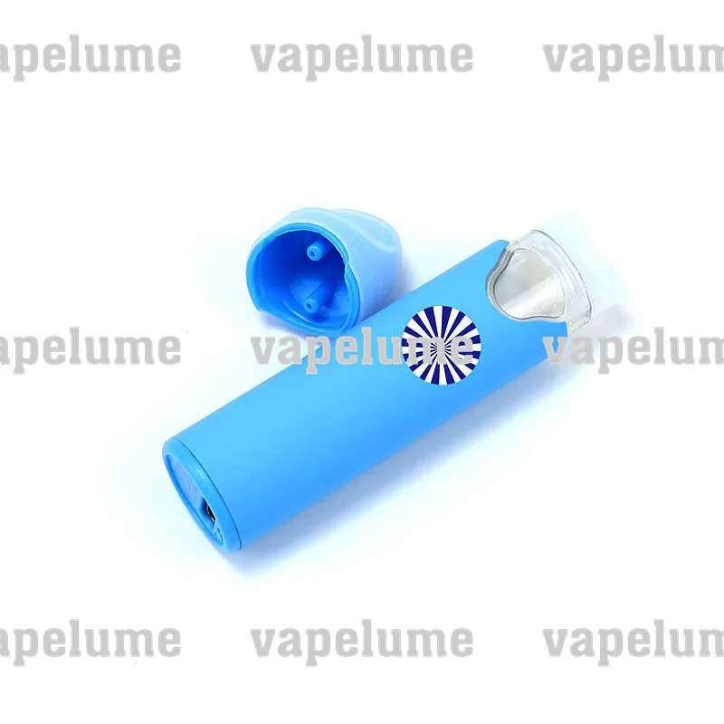 2ml Disposable Vape Empty Pen No Oil Rechargable Electric Cigarette Mod Dual Chamber 260mAh E-Cigarette Vaping Cartridge 1+1ml view 2