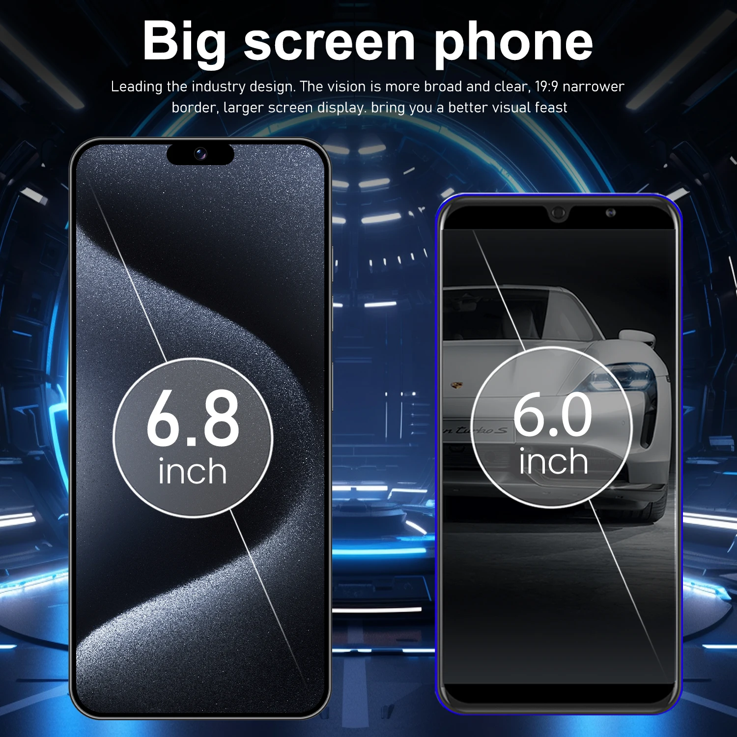 جديد XS16 Pro HOT 2026 عالي الجودة 7.3 بوصة الإصدار العالمي بطاقة مزدوجة ذكية بطارية 6800 مللي أمبير وظيفة التعرف على الوجه