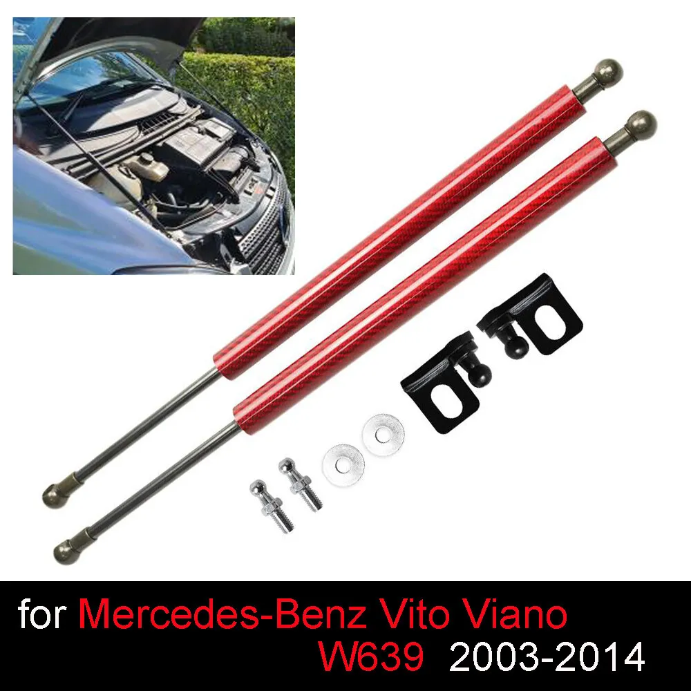 

2PC Hood Damper For Mercedes-Benz Vito Viano V-Class Valente W639 2003-2014 Front Bonnet Gas Struts Lift Support Shock Absorber