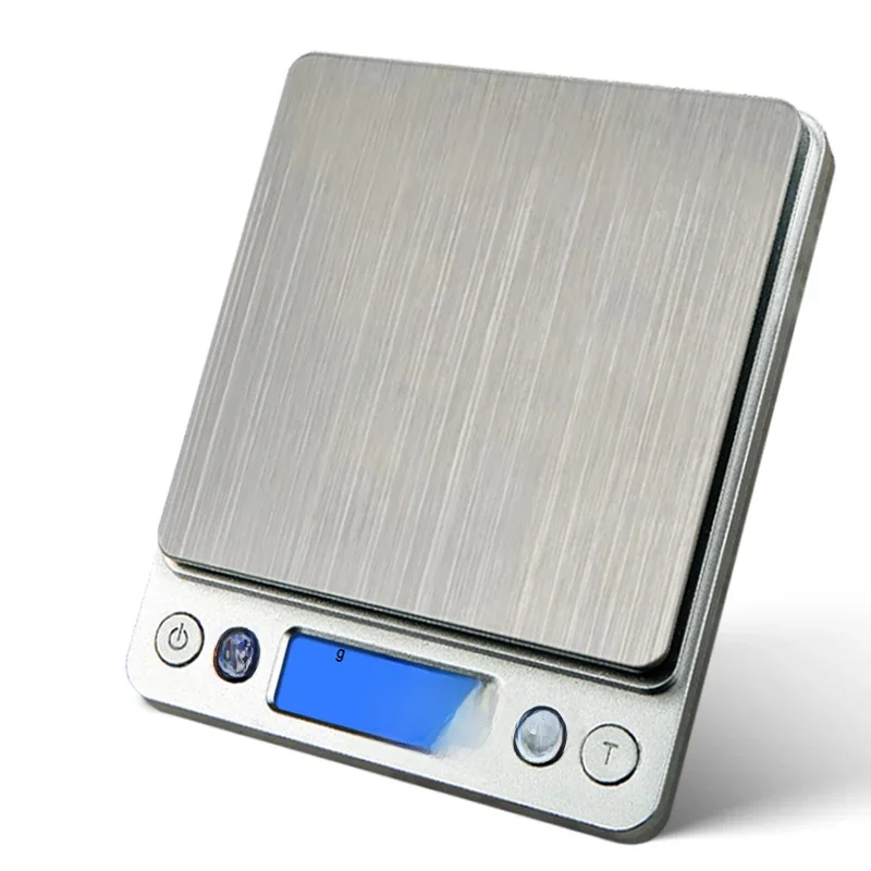 500g/0,01g Sieraden Draagbare Weegschaal 3kg/0,1g Digitale Display Schaal Bakken Elektronische Weegschaal Persoonlijke Tafel Schaal Keuken Voedsel Schaal - afbeelding 2