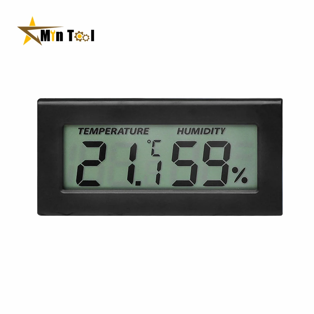 Digital Thermometer Hygrometer LCD Embedded Temperature And Humidity Meter Temperature Sensor Humidity Meter Gauge Home Supply