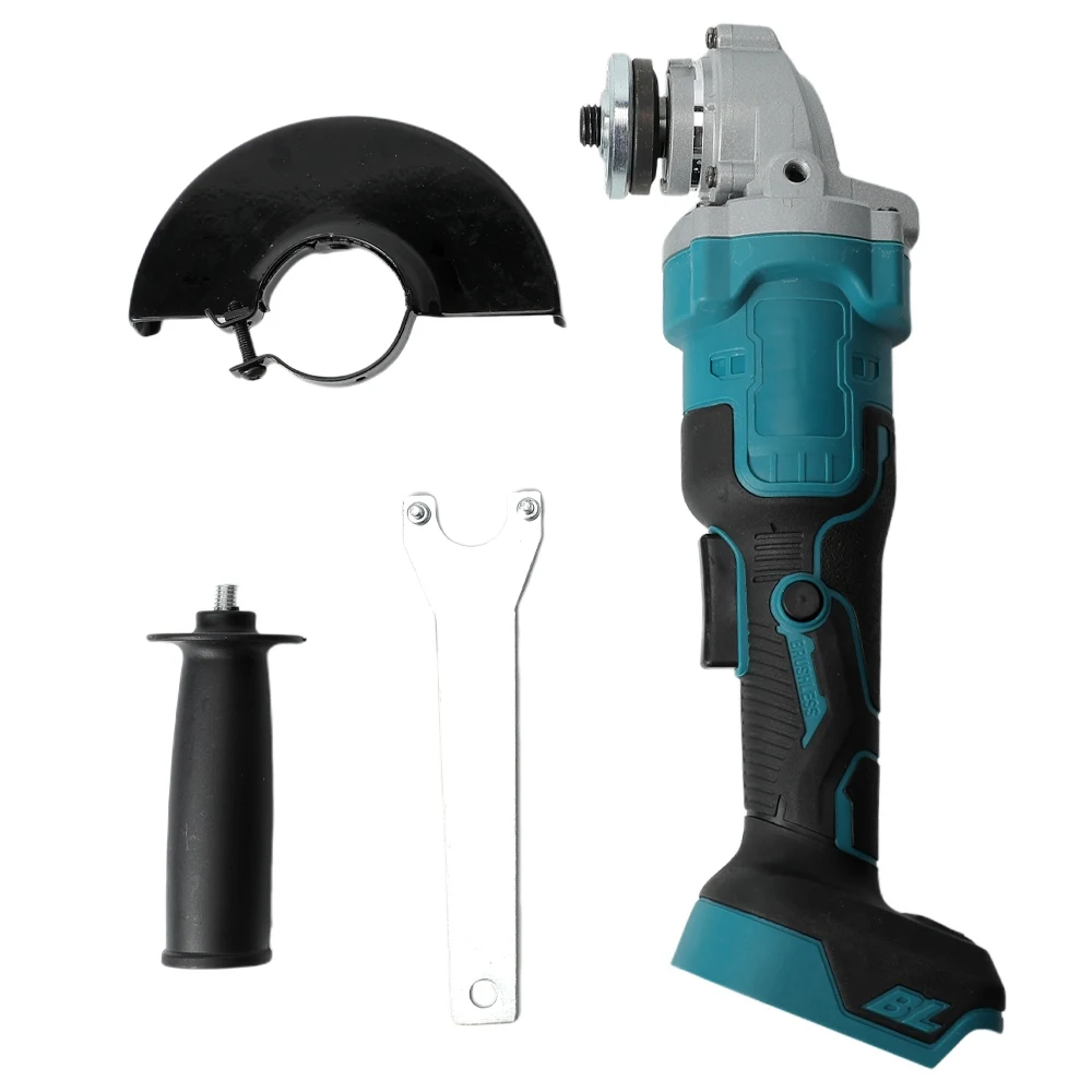 125mm Bürstenloser Winkelschleifer 3-Gang 12000 U/min Schneid-, Schleif- und Poliermaschine Handgehaltenes Elektrowerkzeug für Makita 18V Akku