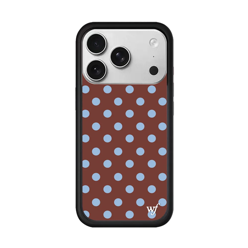 Etui na telefon z motywem dzikich kwiatów i kropek, urocze, do iPhone 17 Pro Max 16 Plus 17 Air 12 13 14 15 16 Pro 17, obudowa z wiśniami, trójwymiarowe etui z kreskówkami. — zdjęcie produktu 3