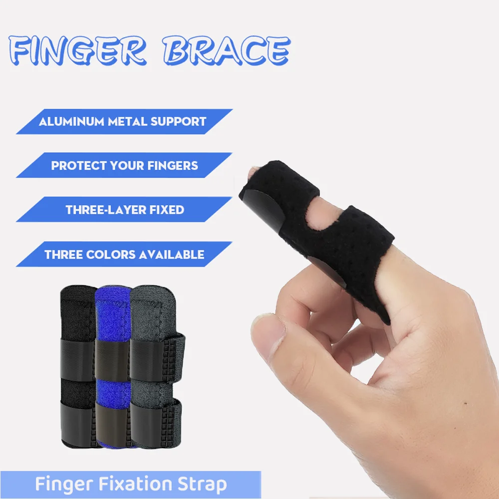 

2 шт. ремешок для фиксации пальцев, ортопедический бандаж для поддержки рук для реабилитации и защиты от травм пальцев и запястья