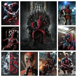 Deadpool Movie Stills AB Diamond Painting Mosaic Painting Kit Diamond Embroidery 5D DIY Cross Stitch Handmade Home Decor Gift