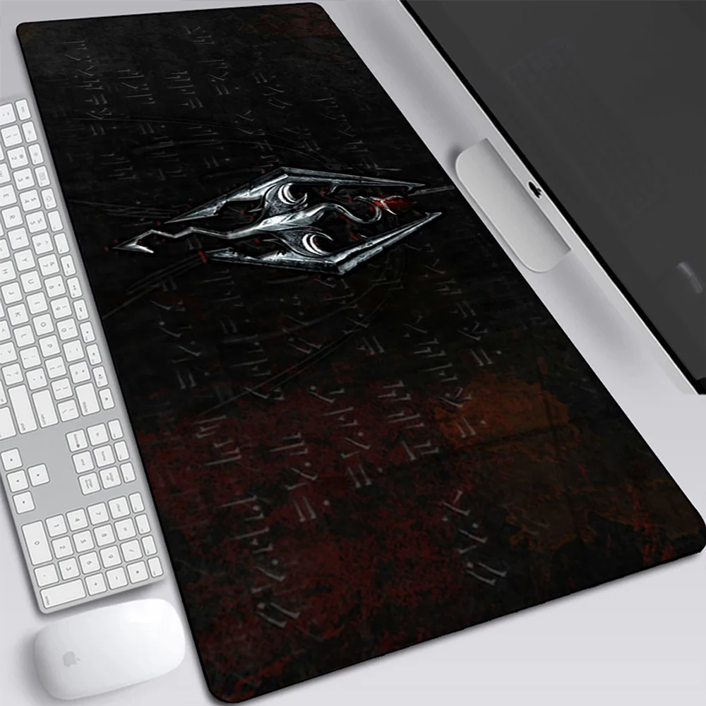 Skyrim Large Gaming Mouse Pad Computer Laptop Mousepad Keyboard Pad Desk Mat PC Gamer Mouse Mat XXL Silicone Office Mausepad