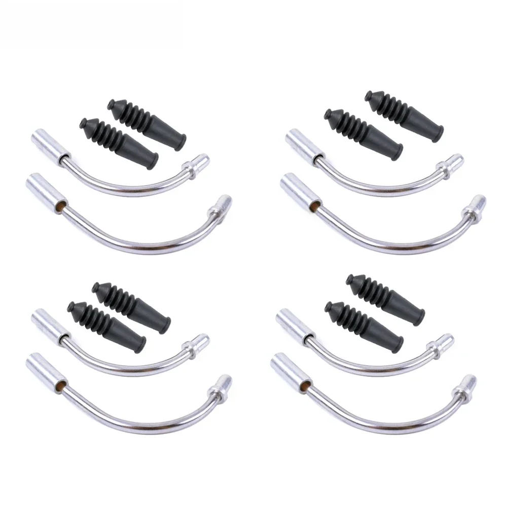 AliExpress NONE ZTTO Bicycle V-Brake Noodles Bend Tube Cable Guide Rubber Sleeves Linear Pull Brake Cable Guide Hose MTB Cycling Brake parts