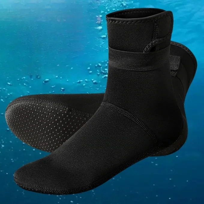 Chaussettes en néoprène 3mm, chaussures de combinaison antidérapantes, palmes de natation, bottes de plage chaudes pour la plongée en apnée, les Sports aquatiques
