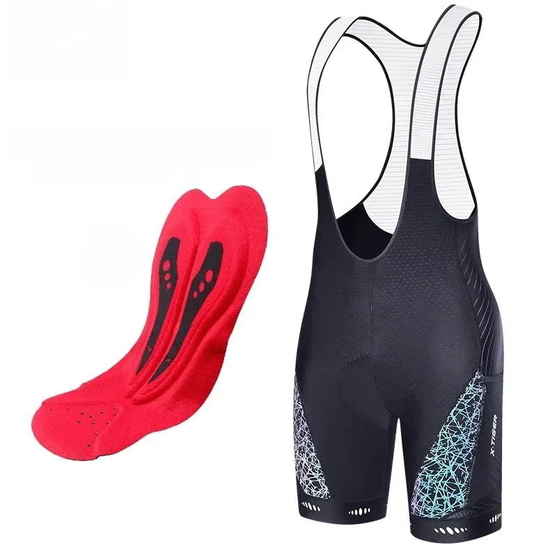 AliExpress X-TIGER X-Tiger Men's Road Bike Cycling Shorts Lycra fabric Breathable, quick-drying, non-slip ankle strap Mountain bike cycling shorts