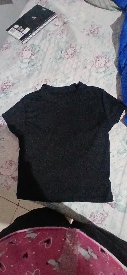 Summer Sexy Women O-neck Short-sleeve T-shirt Slim Elastic Skinny Crop Tops photo review