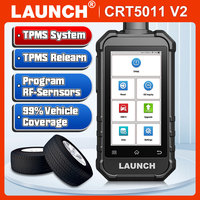 LAUNCH X431 Creader TPMS 5011 V2 Tire Pressure Monitoring Sensor Service Scanner Supports All 315/433MHz Sensors with 12 Service