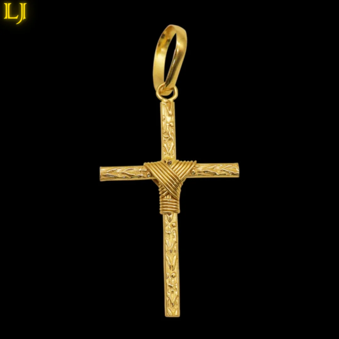 Christ Jesus 3D Crucifix in Ancient Currency-Eternal Guarantee in Color! Say no to Gold-plated jewelry! Lord Bel Coin Jewelry