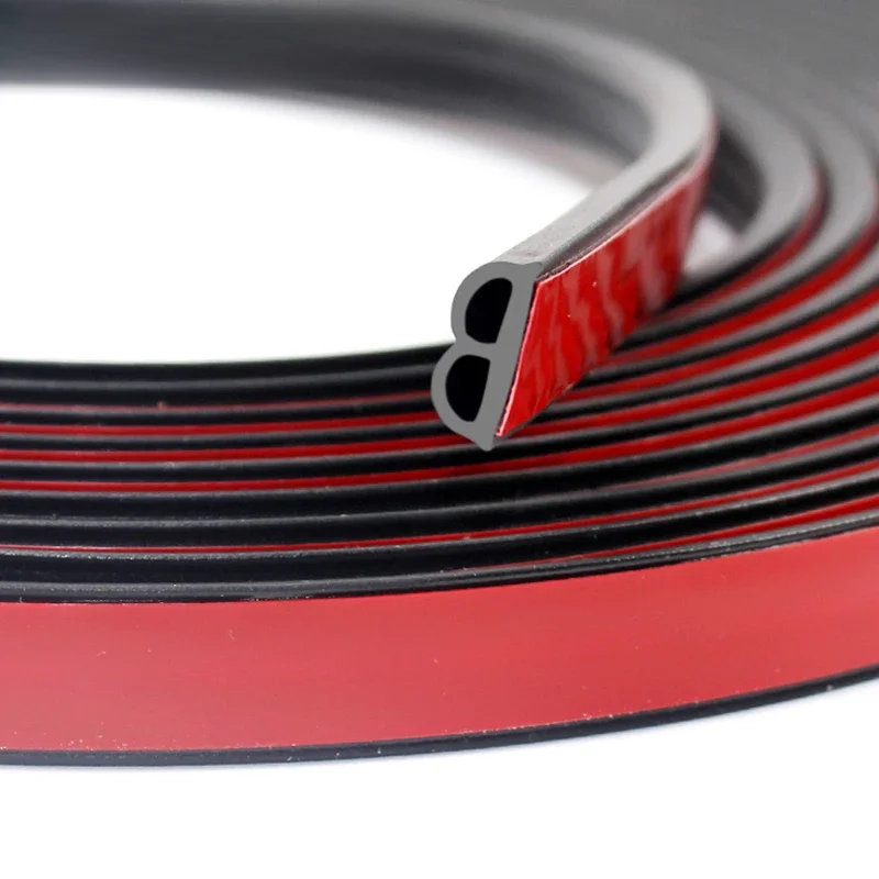 Bandes d'étanchéité en caoutchouc pour bord de porte de voiture, bande d'étanchéité universelle de Type B pour couvercle de coffre de moteur, isolation phonique pour scellants automobiles, accessoires