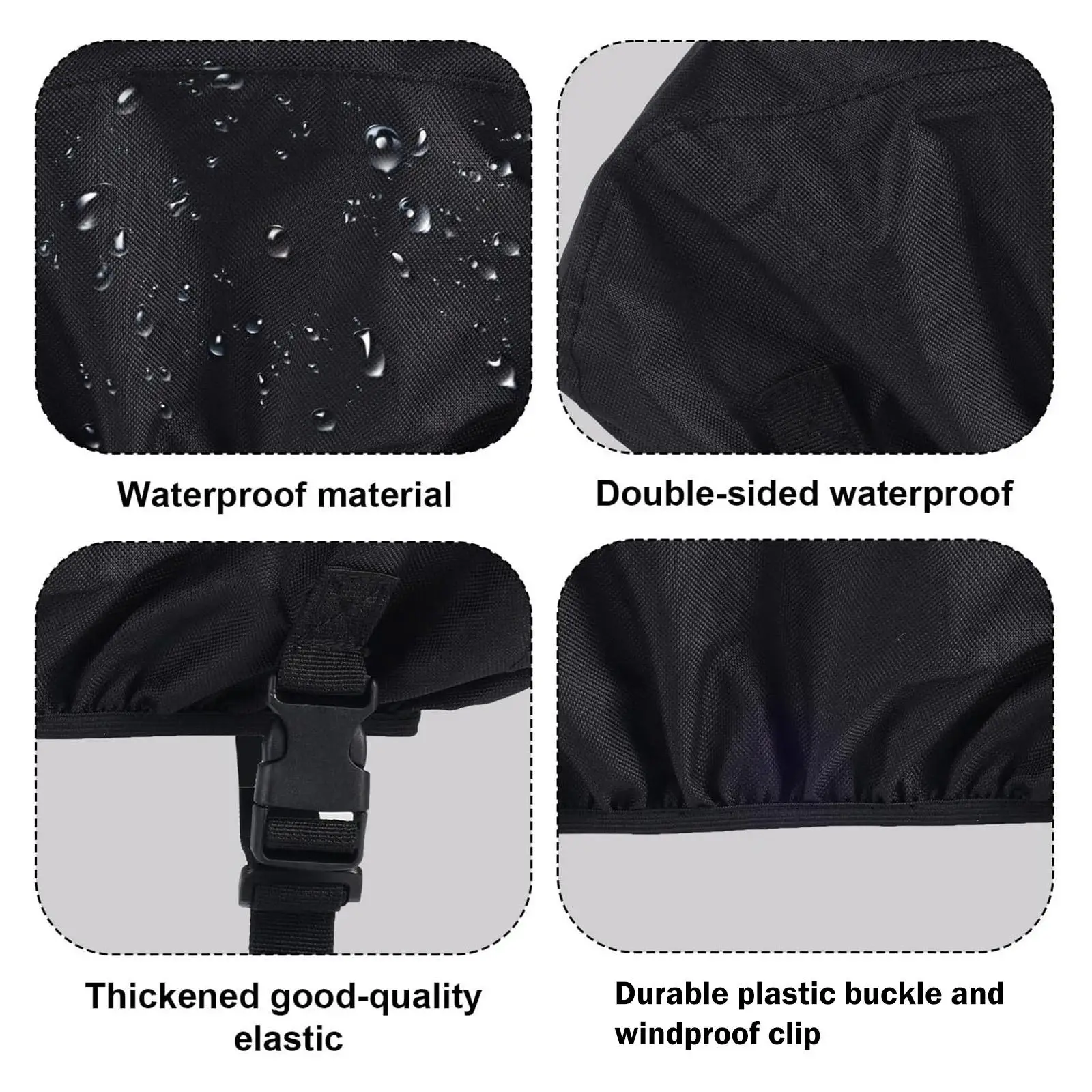 Car Winch Cover Easy to Use 210D Oxford Cloth Waterproof Winches Accessories Dustproof Soft Winch Cover Winch Protection Cover