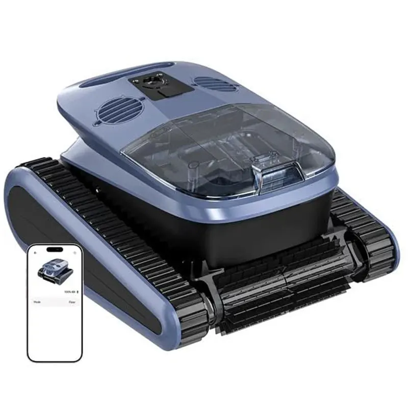 Seauto SAT 40 Roboter-Poolsauger, 240 Minuten Laufzeit, Wandkletterfunktion, Wasserlinienreinigung, für eingelassene Pools bis 3200 Quadratfuß