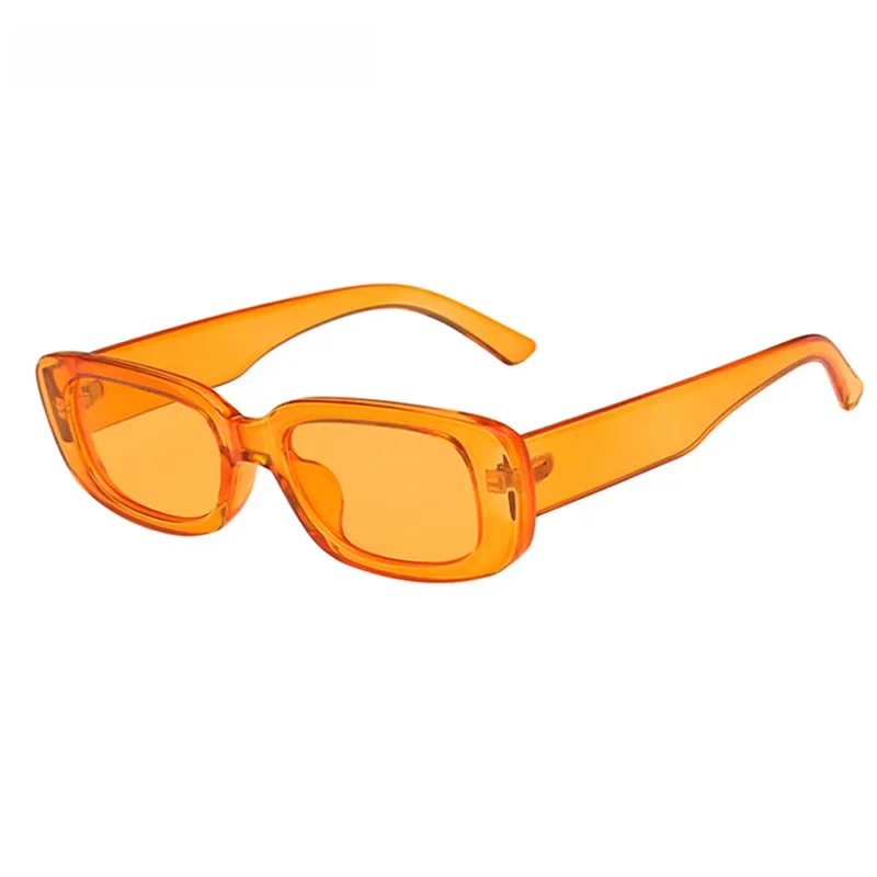 OEC CPO Kleine Vierkante Zonnebril Vrouwen Plastic Frame Oranje Gradiënt Zonnebril Vrouwelijke Trendy Merk Designer Brillen UV400 - afbeelding 2