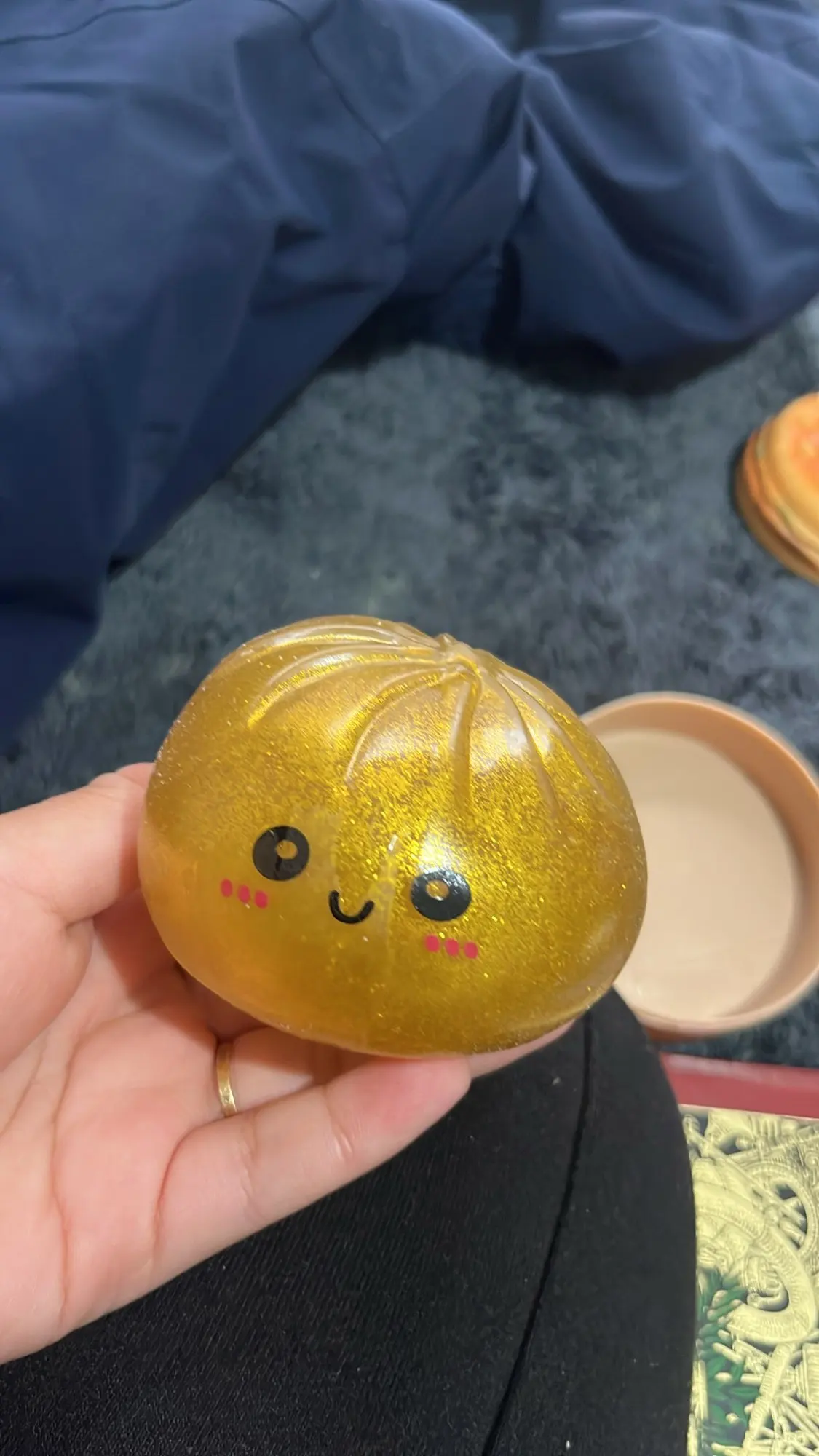 Hot Cute Dumpling Squishy Toy Steamed Stuffed Bun Squeeze Decompression Slow Rising Anti Stress Reliever Soft Kids Sensory Gift photo review