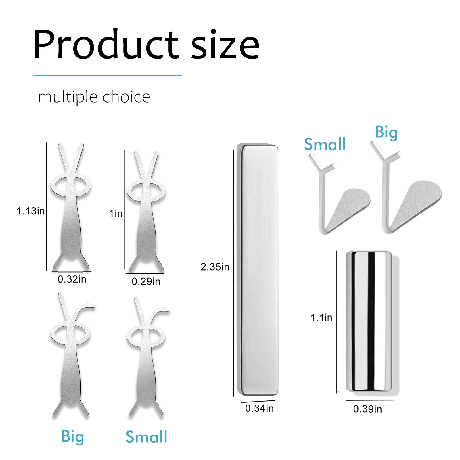 Nail Art Magnet Set Gevouwen Oor Konijn Kat Beer Cat Eye Magneet Stok Sterke Hartvormige Magneet Voor DIY Gel Polish Magnetisch Gereedschap