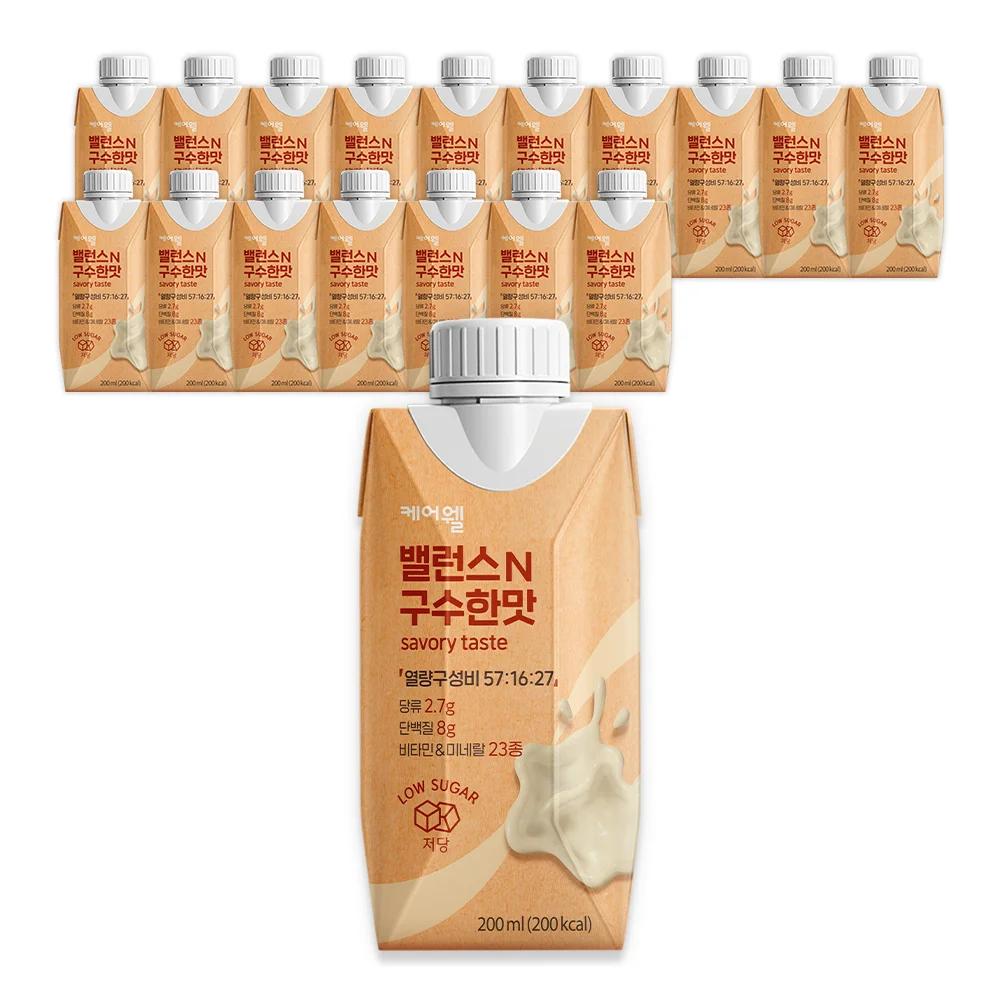 Care well balance N savory flavor 200ml 18 pack