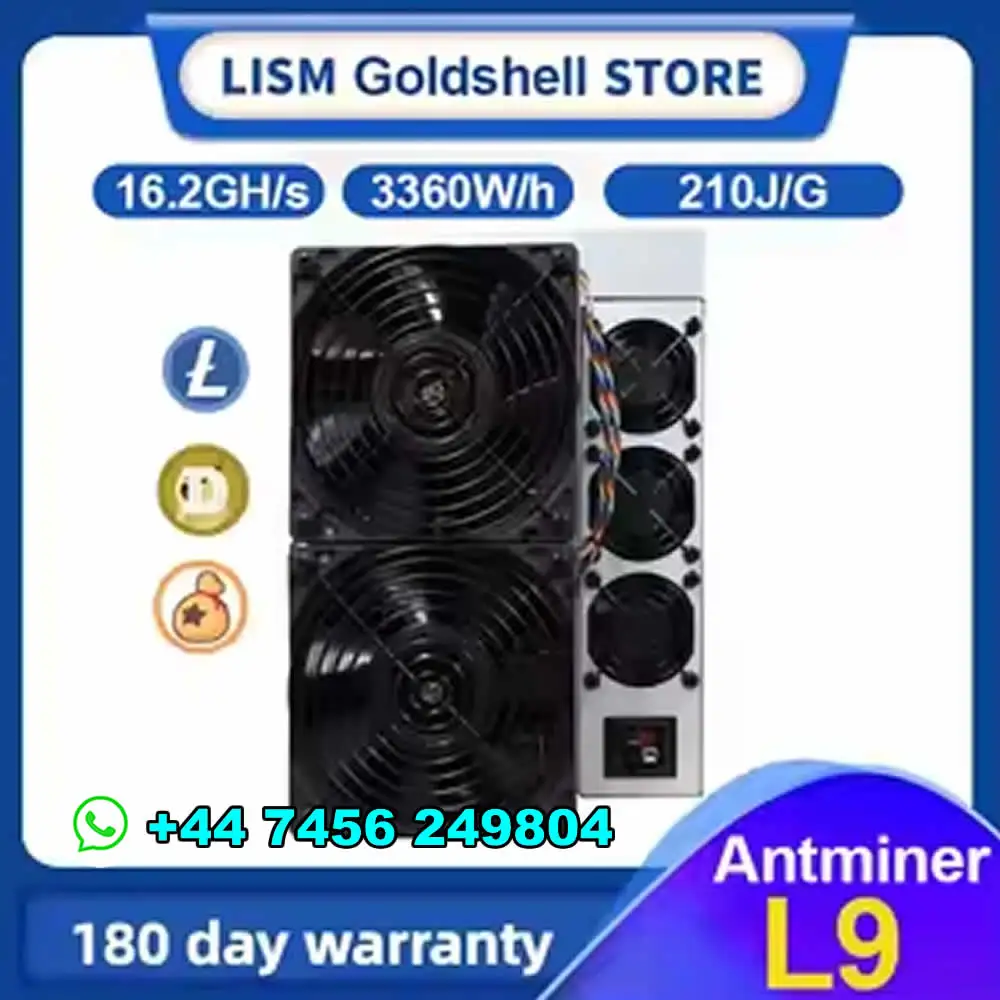 DX BUY 3 GET 2 FREE Bitmain Antminer L9 16.2Gh LTC Mining Machine, Dogecoin Mining Machine, Asic Crypto Hardware,