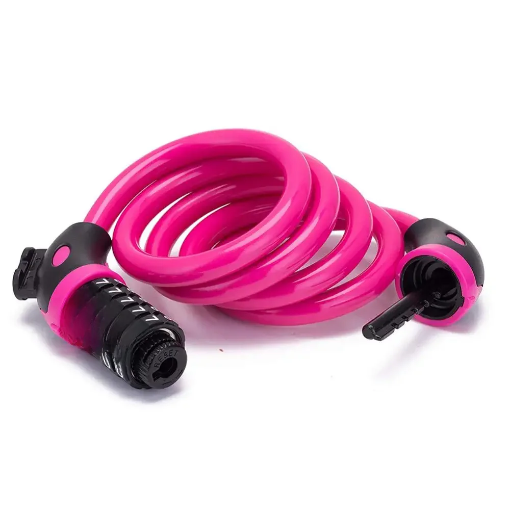 AliExpress Bicycle Lock 4 Digit Combination Code Steel Cable Security Password Cycling Bike Bike Helmet Lock