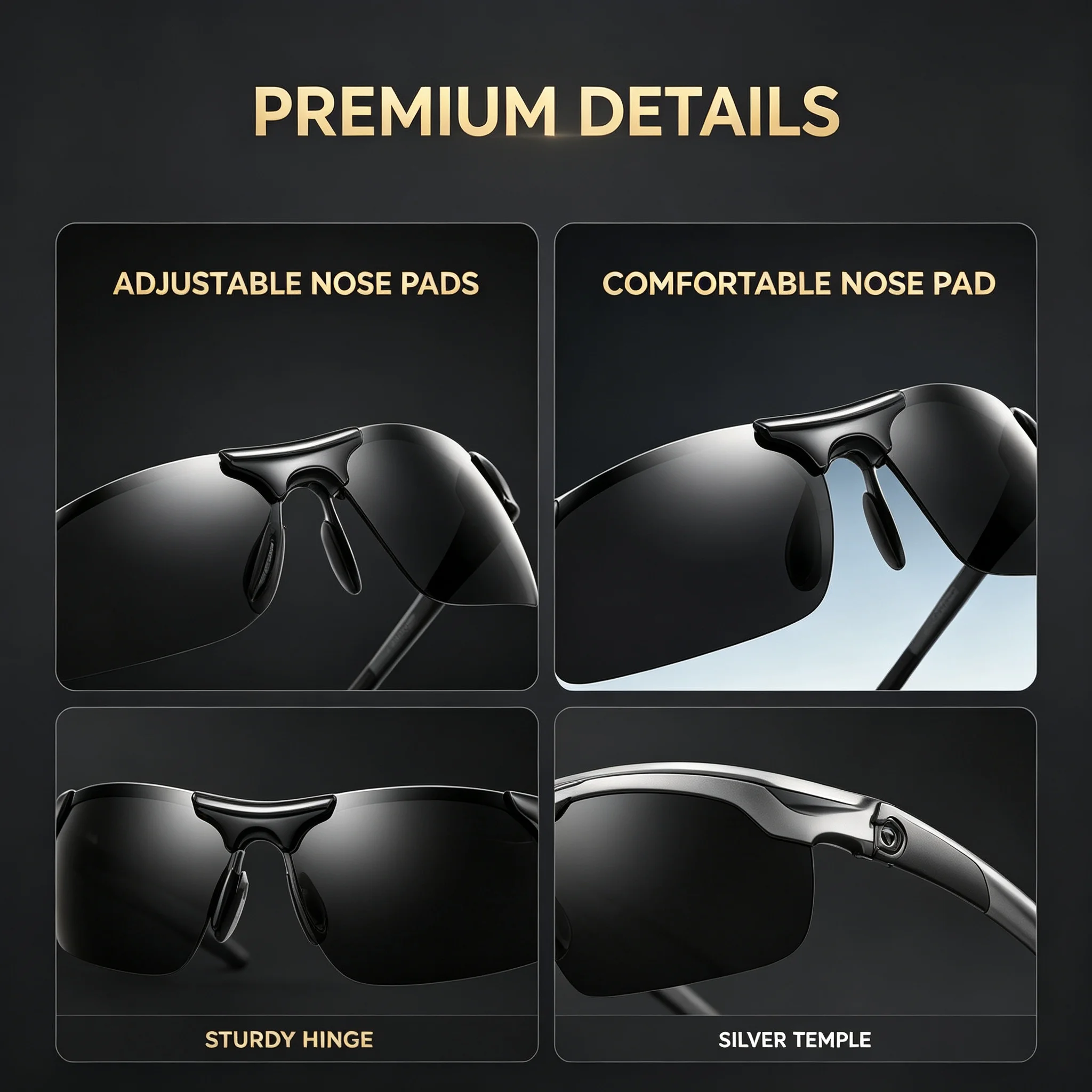 نظارات شمسية رجالية مستقطبة مض - مراجعة Sunglasses Polarized Men وسعره