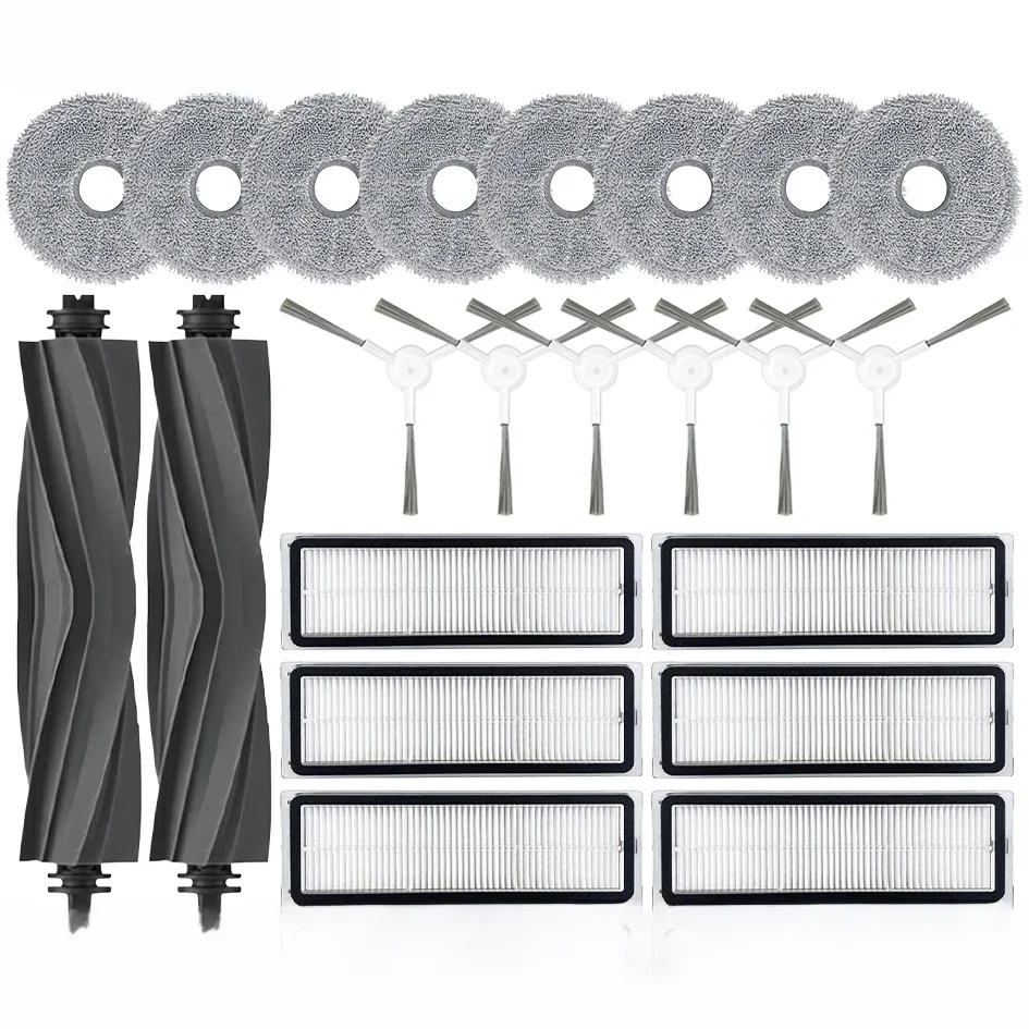 Accessoires pour Dreame Bot L10 Prime / L10s Pro / L10 Pro, brosse latérale principale, filtre Hepa, vadrouille, robot grill, pièces de rechange