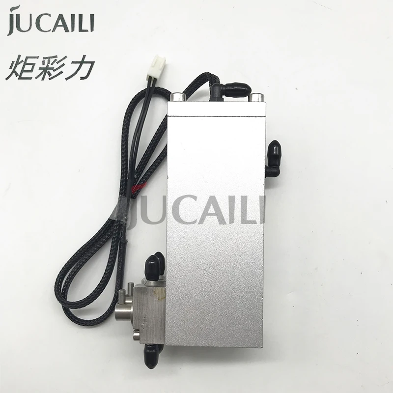 Jucaili DC 24V Metal ink cartridge with float sensor Negative Pressure Ink Tank Inkjet Printer Metal sub tank with valve