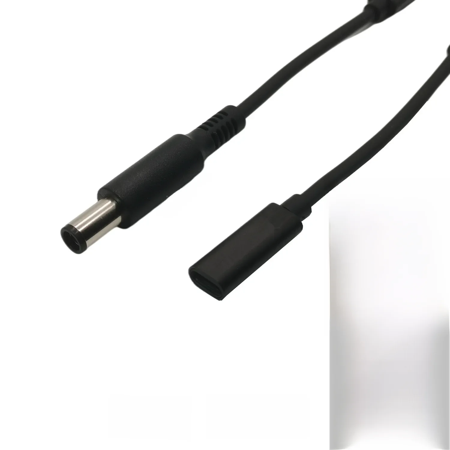USB 3.1 TYP C do DC 7.4*5.0 / 7.4*0.6mm żeński do męskiego do laptopa DELL Ładowarka DC Jack Kabel zasilający 0.15M PD Ładowanie — zdjęcie 2