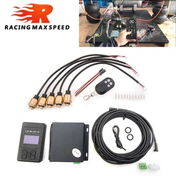 Universal Auto Air ride suspension Electronic control system with pressure sensor Support Bluetooth-compatible remote control