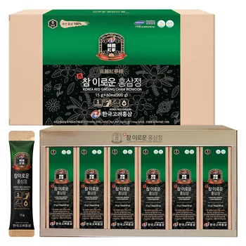 6년근 고려 홍삼정 하루한포 전체식 홍삼 스틱 365 100포 부모님 설날 추석 명절 선물세트 고철남홍삼