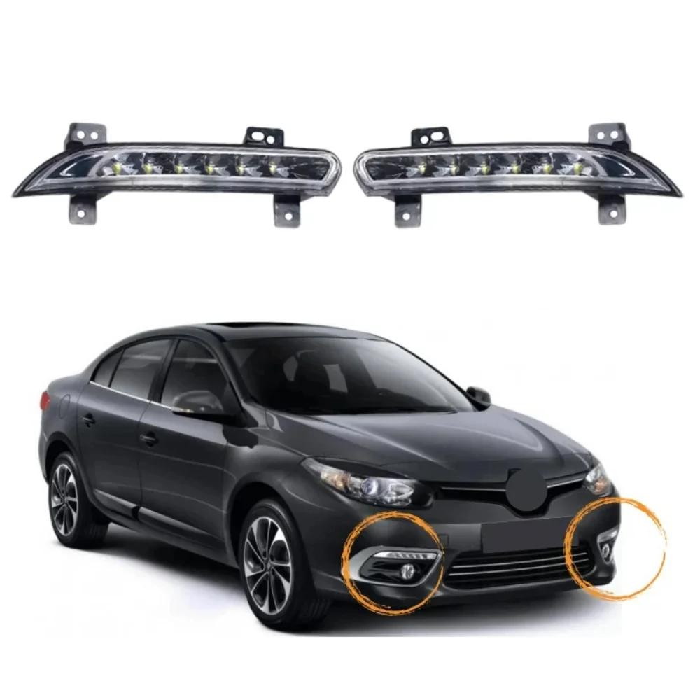 For Renault Fluence Headlight Daytime Led Light Fog 2013-2014-2015-2016 266005976R, 266057986R