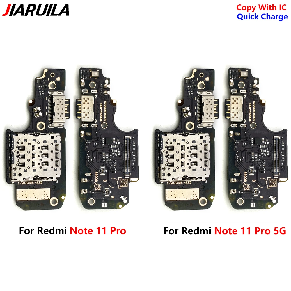 لوحة شاحن فليكس لهاتف Xiaomi Redmi Note 11 Pro 5G USB Port Connector Dock Charging Flex Cable #5
