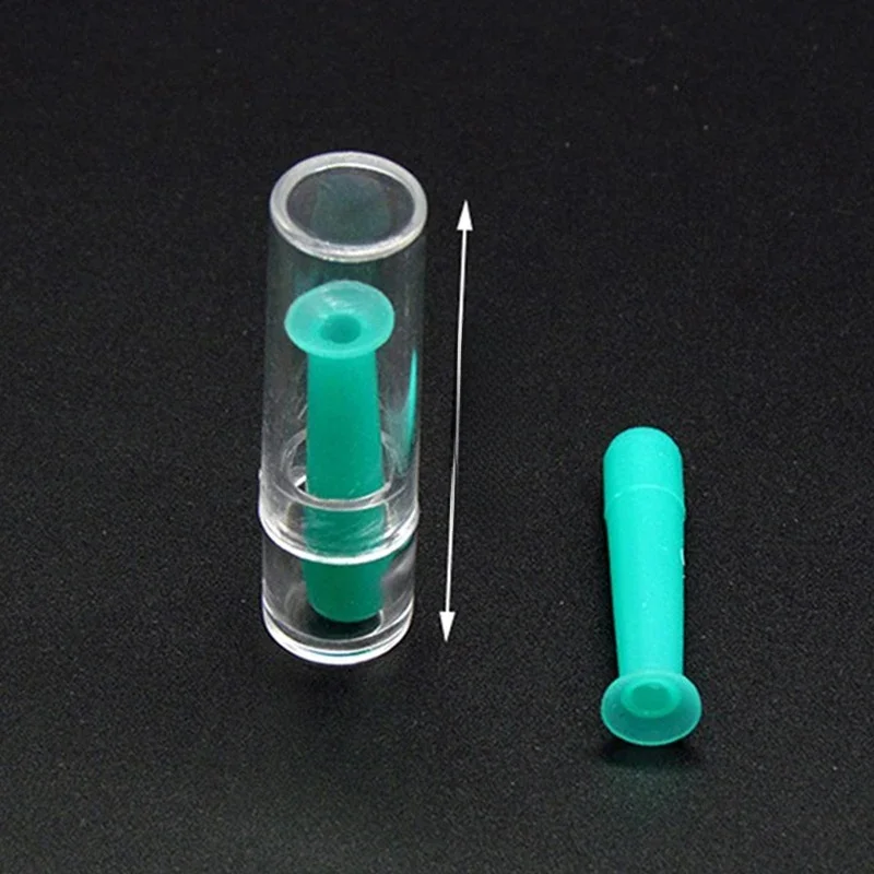 1 szt. Przyssawka do soczewek kontaktowych 2.8cm silikonowa jednoczęściowa, pusta w kształcie drążka Mini obiektyw przydatne do usuwania zacisków — zdjęcie 2