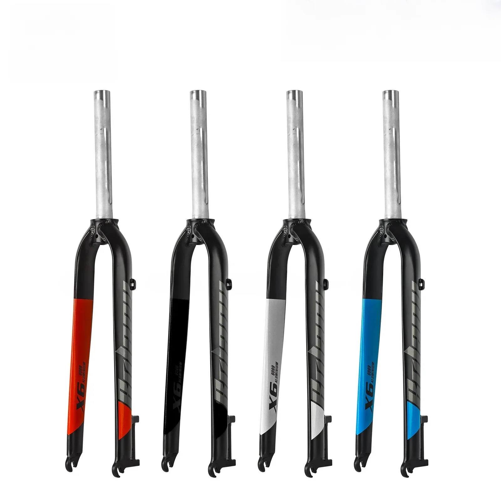 AliExpress BOLANY Bolany X6 Matte Rigid Fork FIt 26/27.5/29inch Aluminum Alloy Mountain Bike Fork Straight Tube 28.6mm