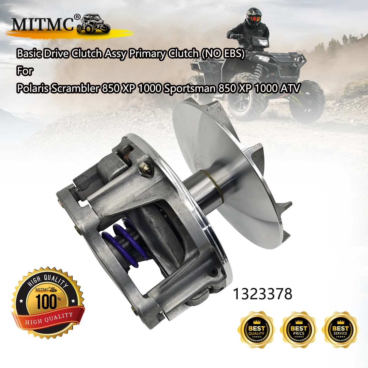 

Базовая приводная муфта в сборе, первичная муфта (БЕЗ EBS) для скремблера 850 XP 1000 Sportsman 850 XP 1000 ATV 1323378
