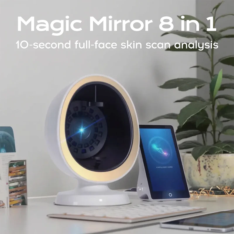

Magic Mirror 3D AI Skin Analyzer Facial Scanner Detector Comprehensive Skin Problem Diagnosis Beauty Salon Essential Device