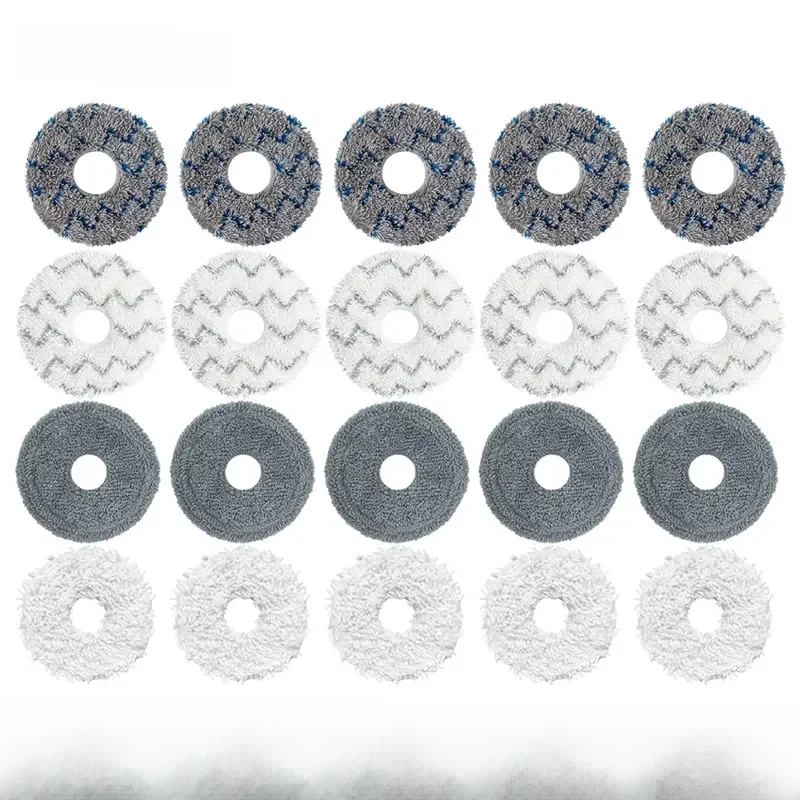 Mop Rag Parts For Ecovacs Deebot T20 OMNI/ X1 OMNI T10 TURBO Vacuum Cleaner Washable Mop Rags Mop Cloth Replacement Accessories