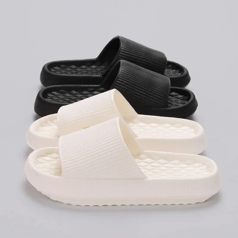 Gruba platforma Eva Cloud Slipper Women 2024 Summer Lightweight Woman Beach Slippers Non Slip Bathroom Home Slipper Outdoor Slide — zdjęcie 2