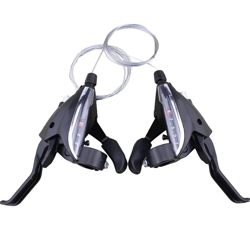 AliExpress Mountain Bicycle Derailleur MTB Bike Shifter Brake Lever 3X9 Left Right Speed Trigger Shifter EF65 27 Speed