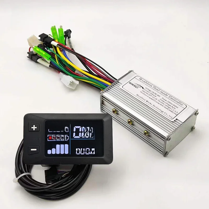 AliExpress WINXU 24V 36V 48V 250W 350W E-bike Brushless Motor Drive Universal Controller G51 Colour LCD Display Set for Electric Bicycle Scooter