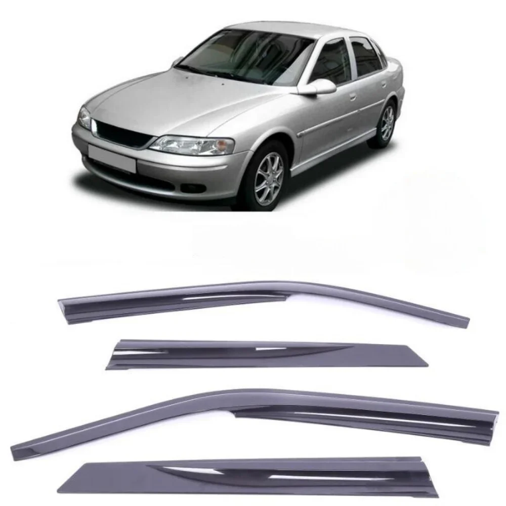 Car window accessories for Opel Vectra B 1996-2003 Sport Style window deflector rain cover visor awnings Exterior Accessories