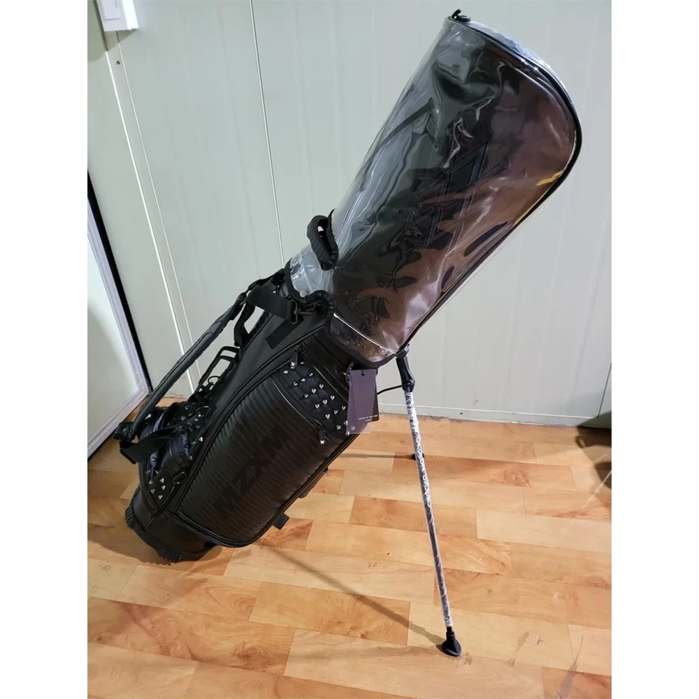 Sac de club de golf multifonction en PU pour homme, sac caddie, document noir, question pour les golfeurs de se déplacer, 2024