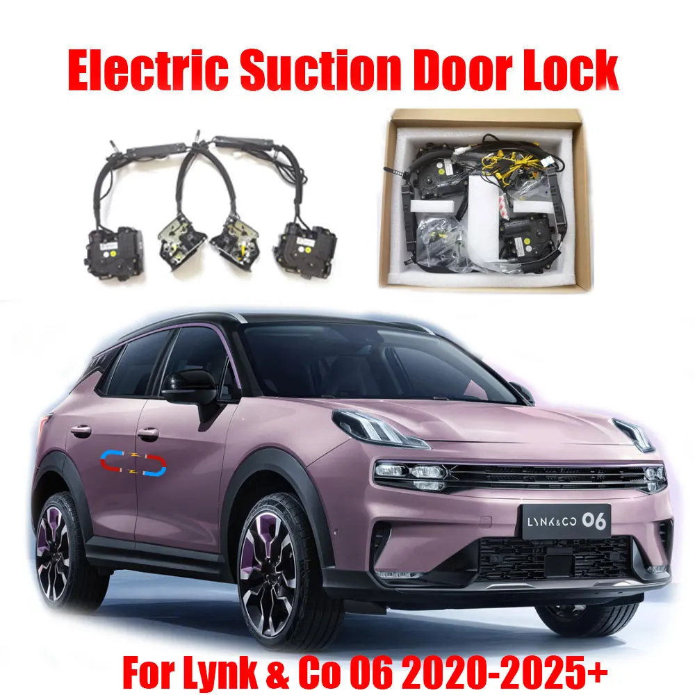 

For Lynk & Co Link Co 06 2020-2025+ Car Electric Suction Door Power-assisted Closing Door Soft-close Function