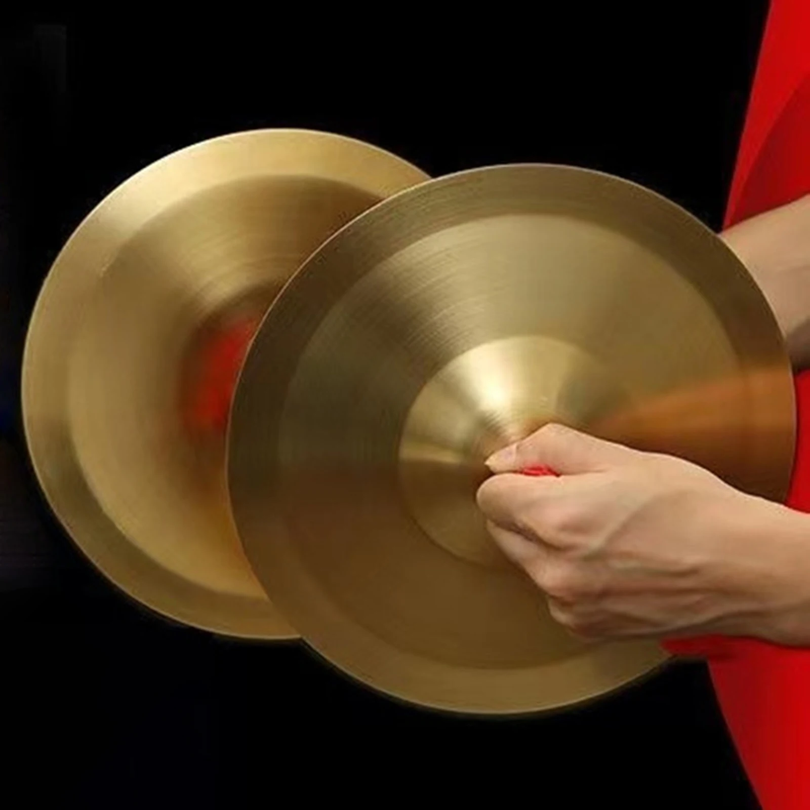 Hand Cymbals Finger Cymbals Traditional Cymbals Portable Drum Alloy Musical Instrument for Performance Party Stage