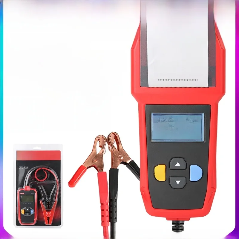 UNI-T Tester akumulatora samochodowego UT673A UT675A 12V 24V DC Tester obciążenia Miernik pojemności Kontroler akumulatora Obwód ładowania Test rozruchu — zdjęcie 2