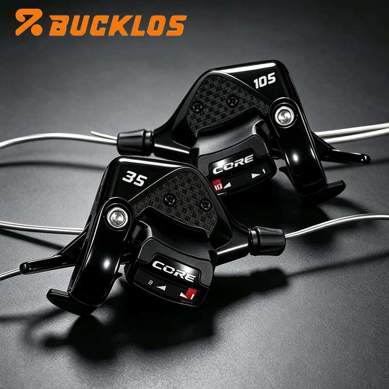 BUCKLOS 8/9/10 Speed Bike Shifters Left Right Shifting Lever MTB Bike Shifter for Smooth Precise Gear Shifting Cycling Parts