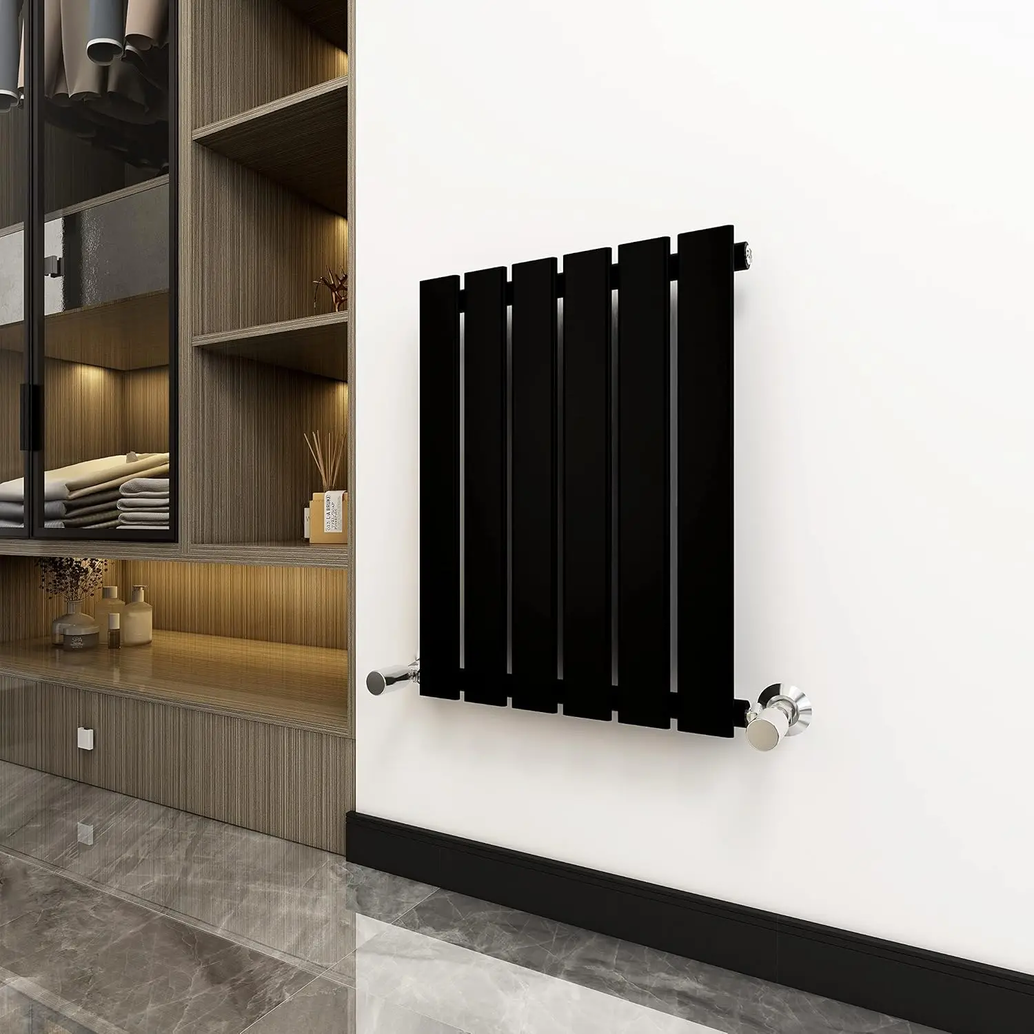 Radiator Horizontal Vertical Designer Flat Panel Central Heating Radiator 600x408mm Single