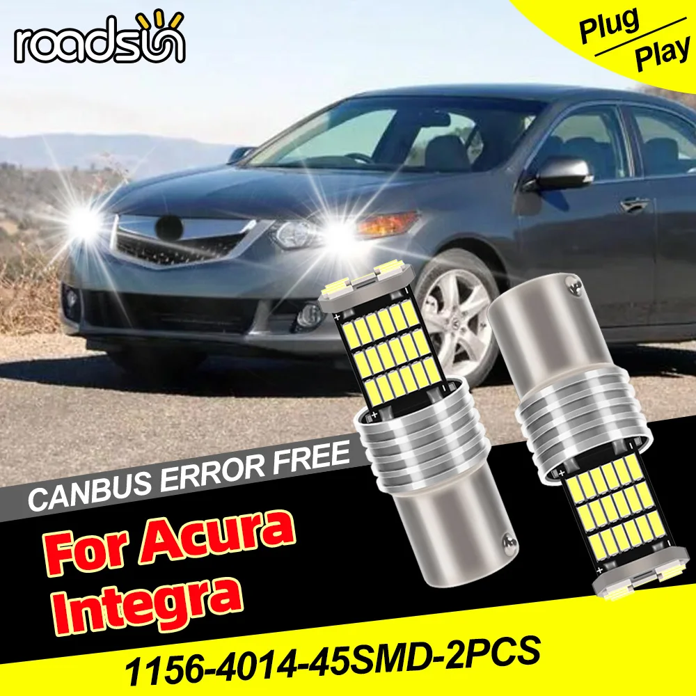 

2 шт. 1156/P21W светодиодный 6000K белый Canbus Eror Freeдля Acura Integra 1986-2001 фонарь заднего хода Blubs Plug & Play