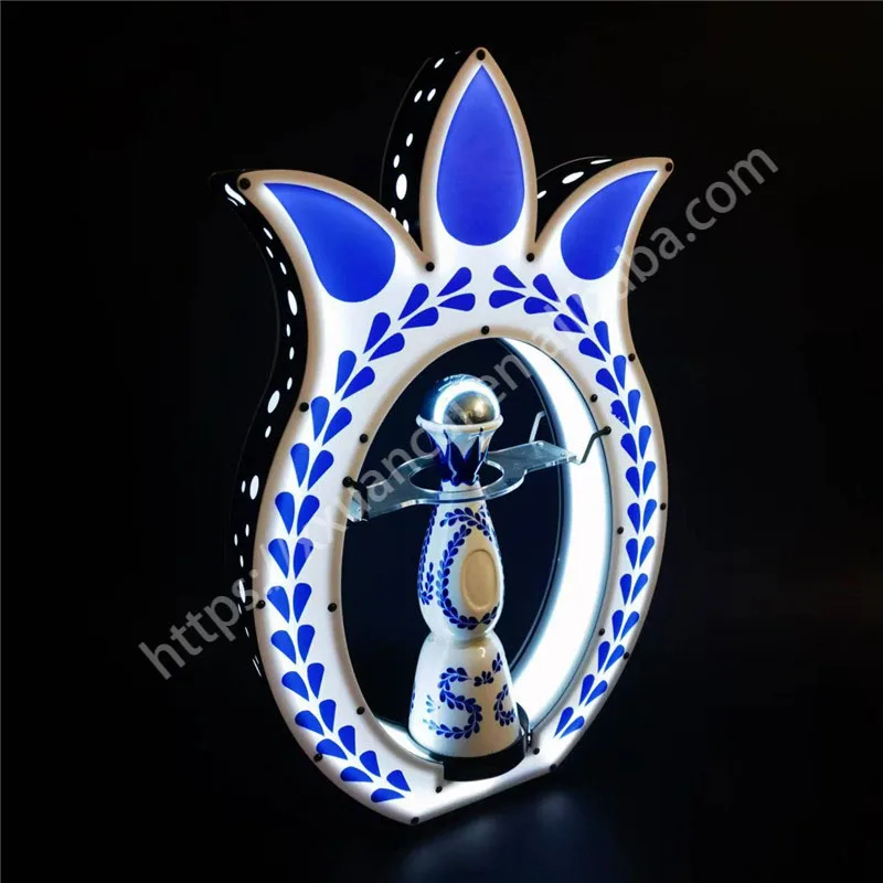 Apresentador Garrafa LED para Boate, 6 Molde